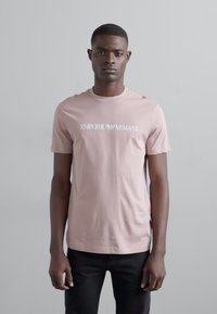 Emporio Armani T-shirt estampada - nude