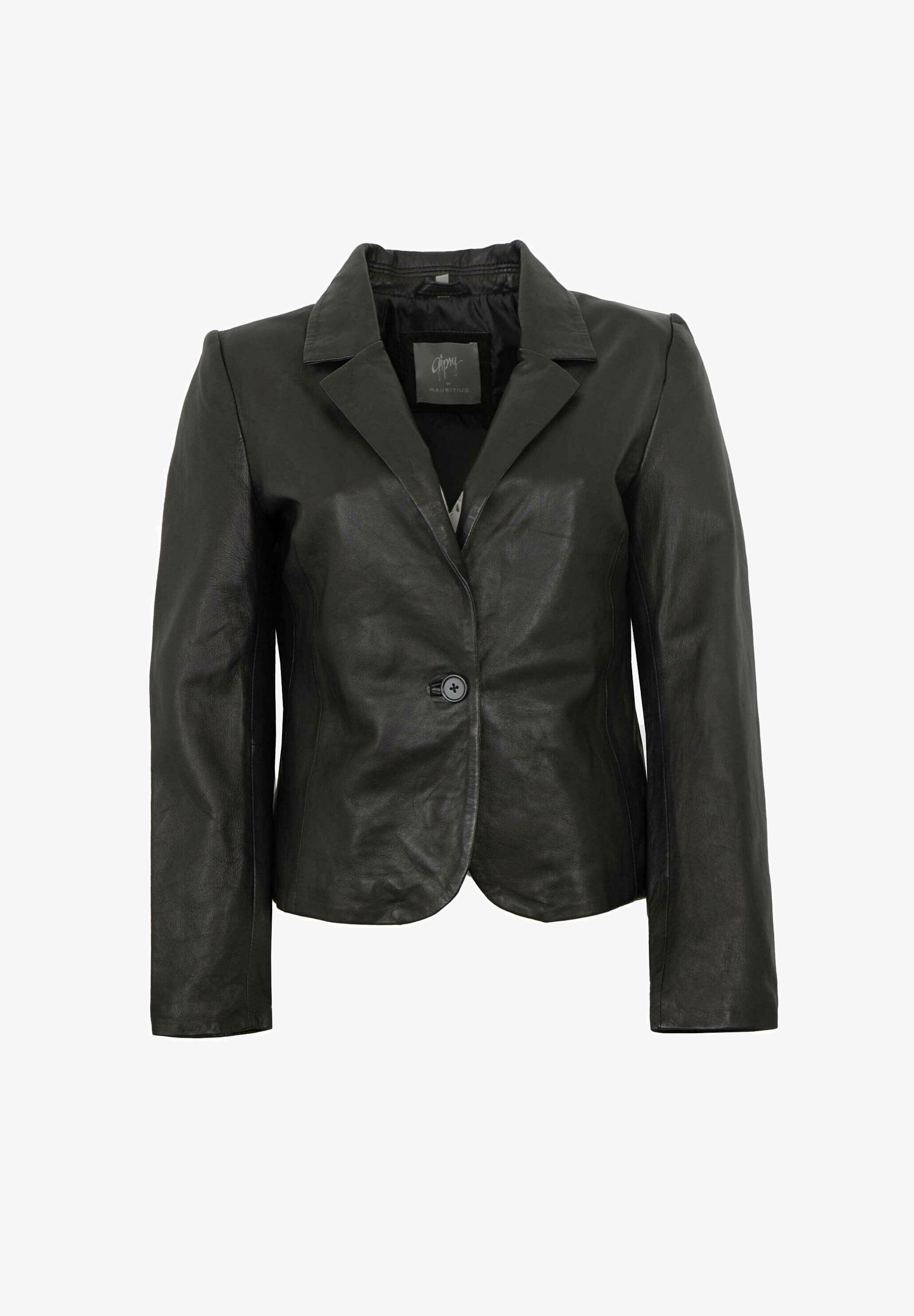 Gipsy by Mauritius EVELINN Leather jacket schwarz/black Zalando