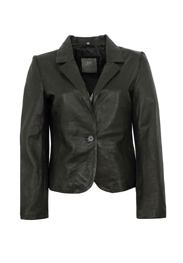 EVELINN - Lederjacke - schwarz