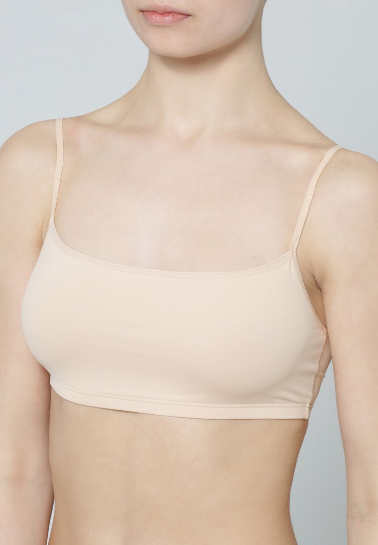 Canotta Intima Donna CALIDA Natural Joy Stripe: Bianco A Strisce, Misto Cotone E Tencel, Taglia 48/50