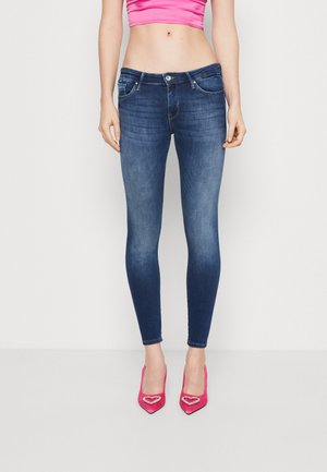 ONLY ONLSHAPE SEAMLESS LONG - Jeans Skinny Fit - dark blue denim