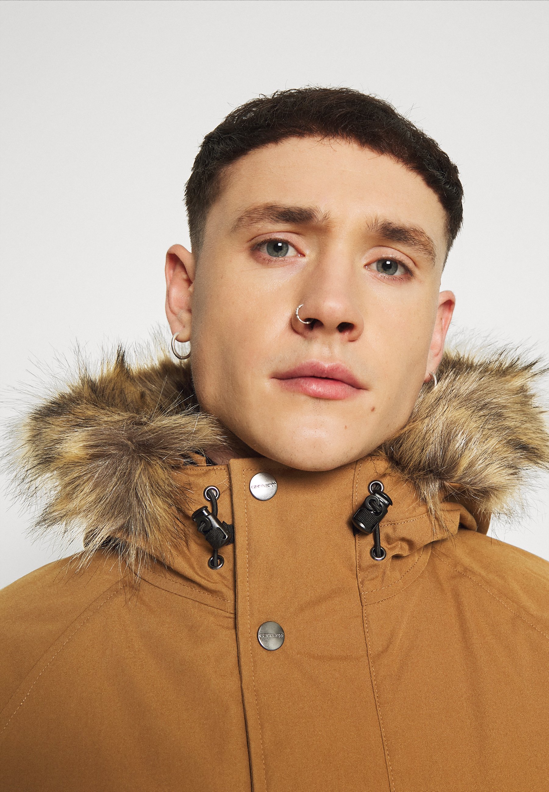 Carhartt WIP TRAPPER Vinterkåpe frakk hamilton brown Carhartt WIP TRAPPER Vinterkåpe frakk hamilton brown