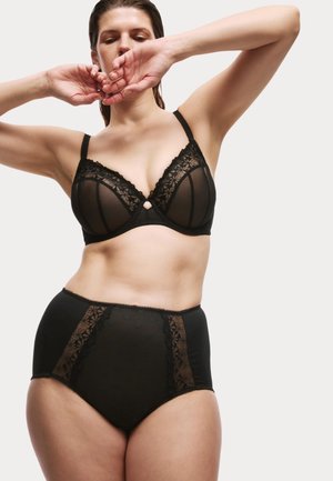 3PACK DAISY EMBROIDERY FULL - Briefs - black