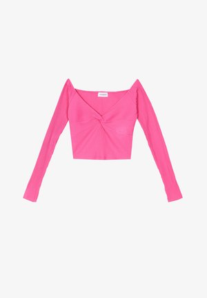 Even&Odd Top s dlhým rukávom - pink