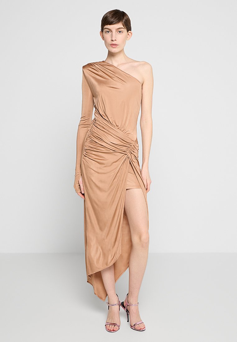 pinko Cocktailjurk bruin