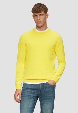 MIT LOGO-STICKEREI - Pullover - vanille