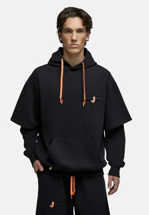 Saē, SWEATSHIRT NARA BLACK HOMME - Sweat à capuche - noir