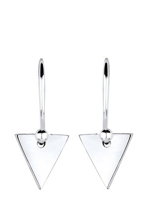 OHRRINGE DREIECK GEO MINIMAL TREND 925 SILBER - Øreringe - silberfarben