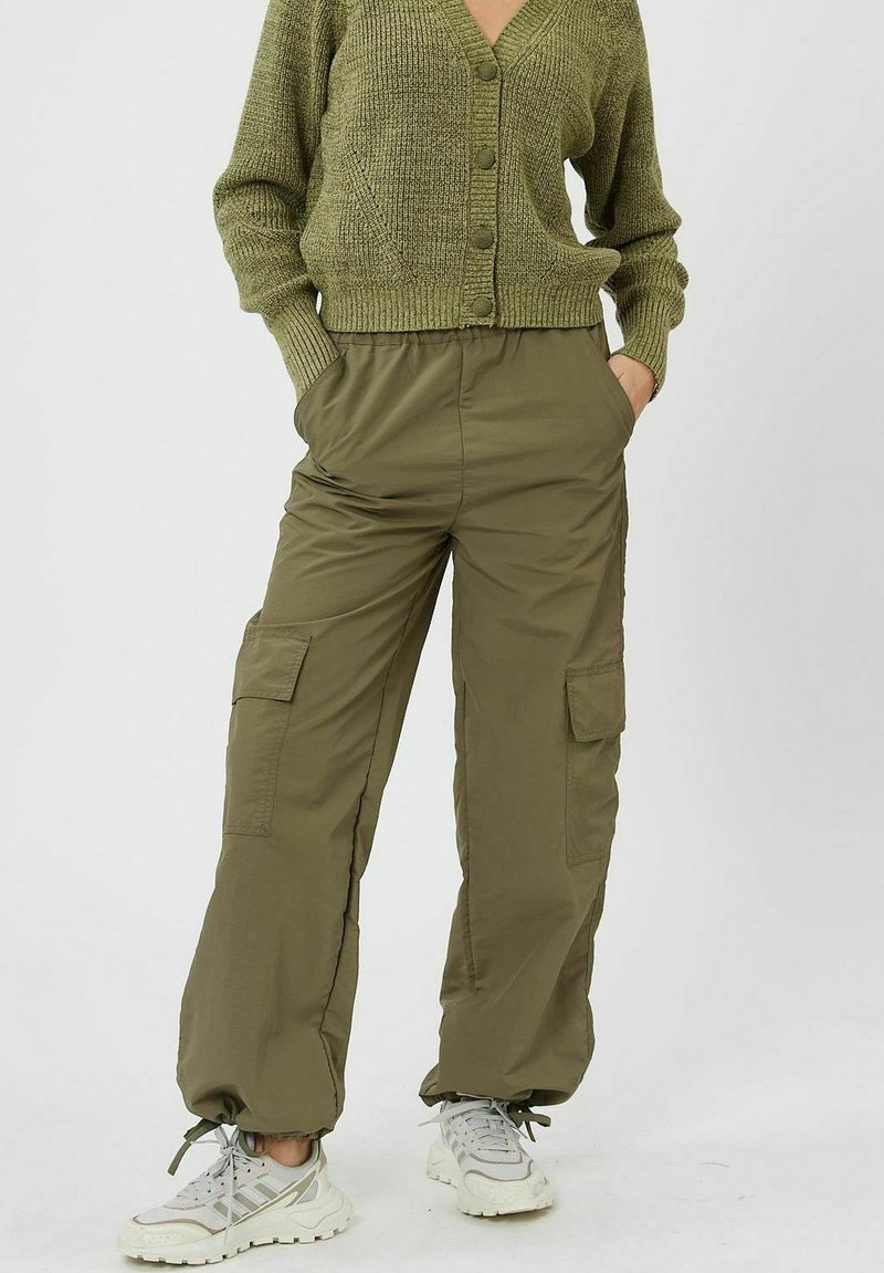 Moves Kareiviško stiliaus kelnės - burned olive