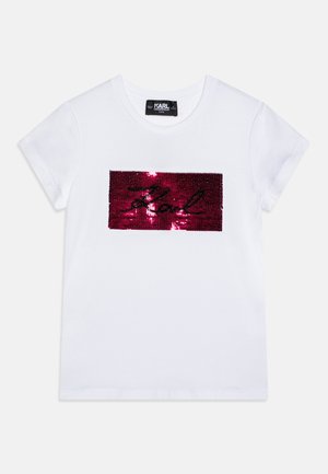SHORT SLEEVES TEE - Triko s potiskem - white