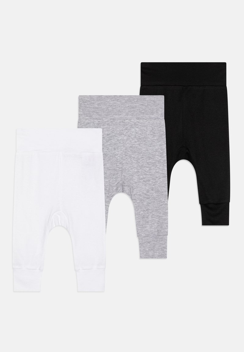 Friboo - UNISEX BABY 3 PACK  - Legíny – nohavice - white/mottled light grey/black, Zväčšiť