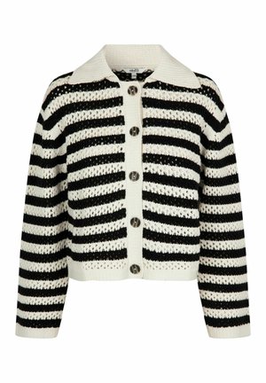 mbyM LARYANNA-M - Kardigán - black sugar stripe