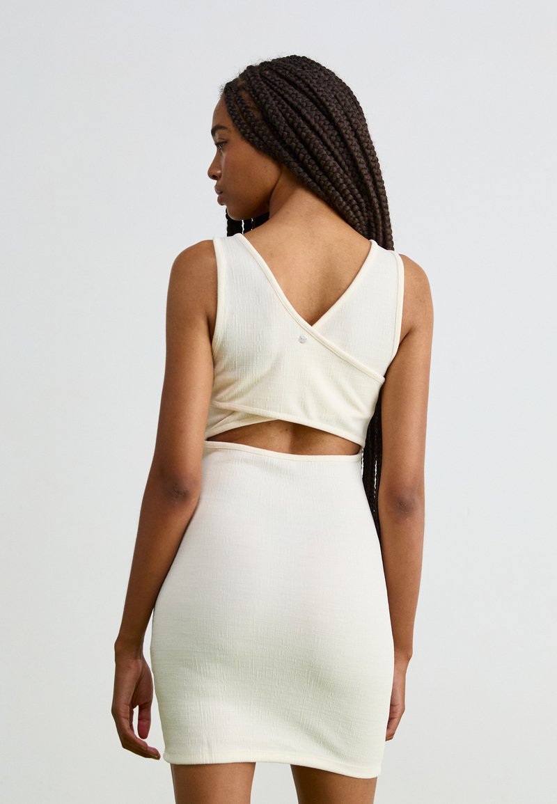mesh brown dress Noel Mesh Midi Dress – Retrofete