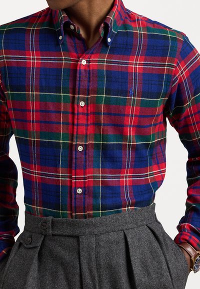 Polo Ralph Lauren CLASSIC FIT PLAID BRUSHED FLANNEL SHIRT - Chemise - royal red multi