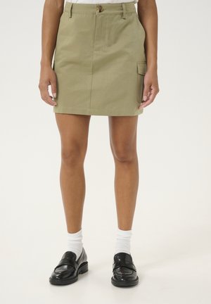 Culture Trapecinis sijonas - dusky green