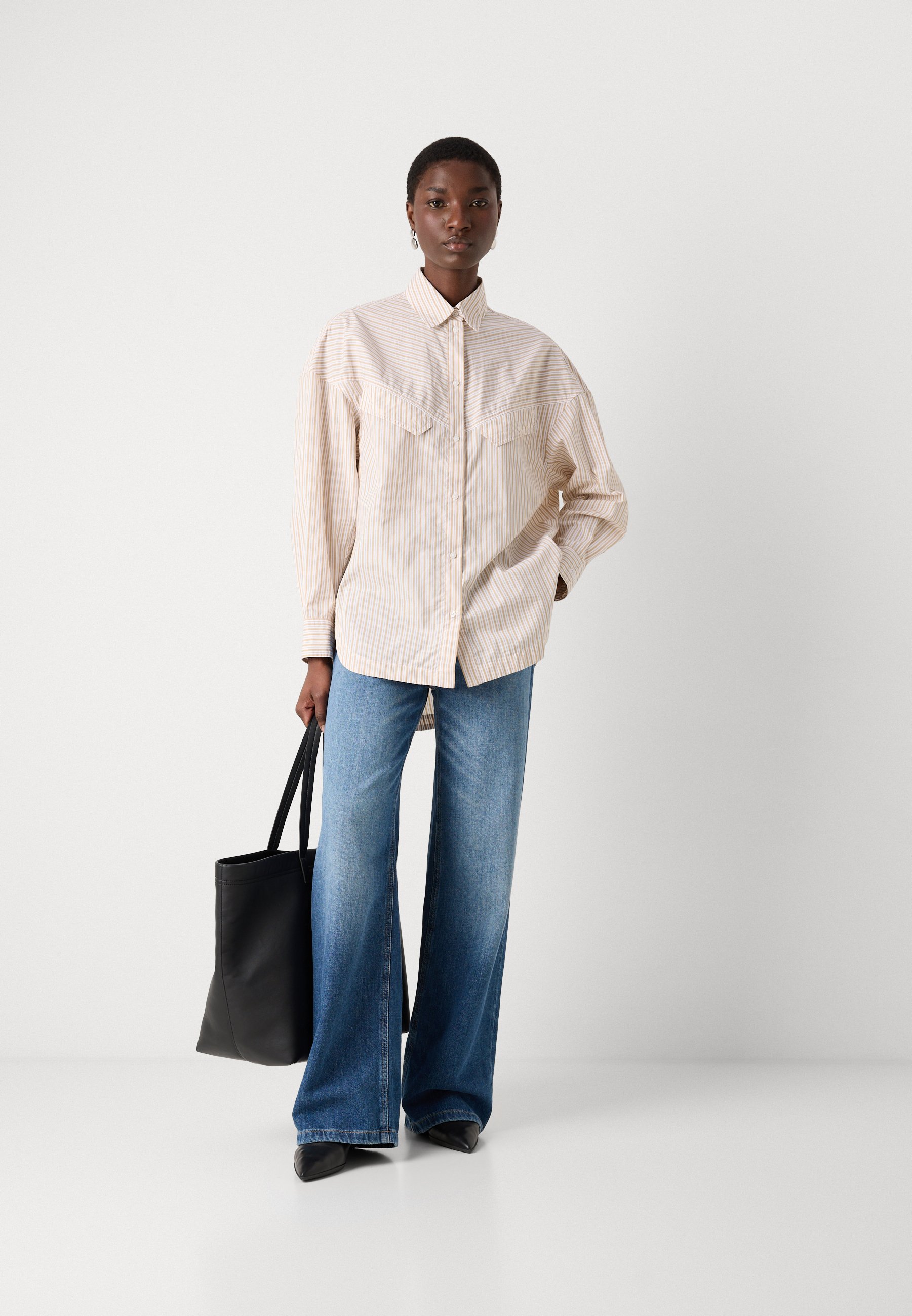 売れ筋商品|||ボス シャツ レディース トップス BOSTAFFA - Button-down blouse - rust/copper BOSS BOSTAFFA - Button-down blouse - rust/copper/copper
