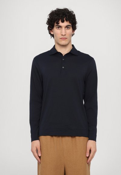 LARDINI LONG SLEEVE - Polotričko - navy
