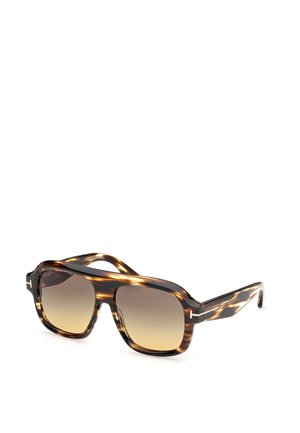 Tom Ford RHONDA-02 - Lunettes de soleil - coloured havana / gradient smoke