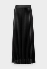 ONLKOLTER PLISSE LONG SKIRT - Maxi skirt - black