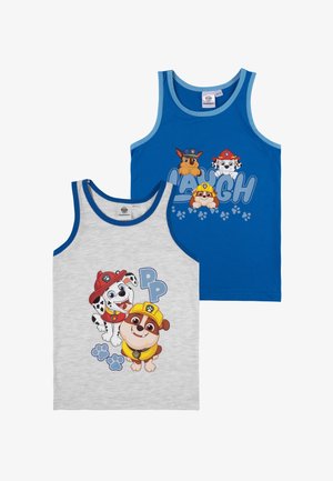 Paw Patrol 2ER PACK - Maglietta intima - blau grau
