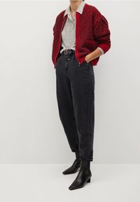 Mango Cardigan - red