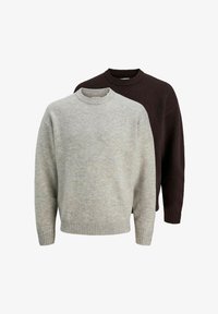 Unselected, light grey melange
