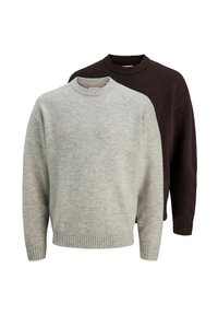 2ER-PACK  - Pulóver - light grey melange