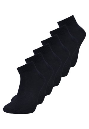 QUARTER SOCKS UNISEX 6 PACK - Sukat - navy