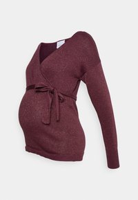 MAMALICIOUS Svetr - dark red