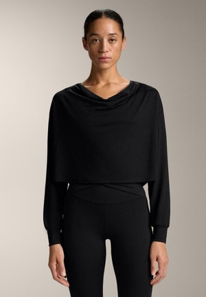 DRAPED NECK 30408314 - Långärmad tröja - black