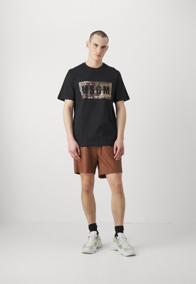 MSGM Potiskana majica - black