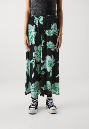 ONLPELLA SKIRT - Fustă maxi - black/green