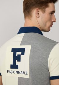 Façonnable RUGBY BACK PATCH - Polo - marl grey