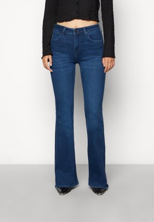 Flared jeans - dark-blue denim