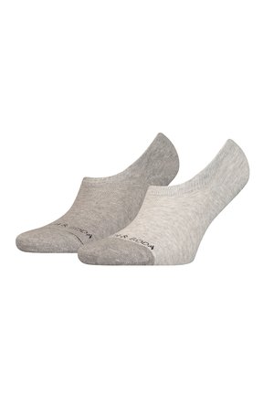 Scotch & Soda, 2 PACK - Sneaker socks - grey heather
