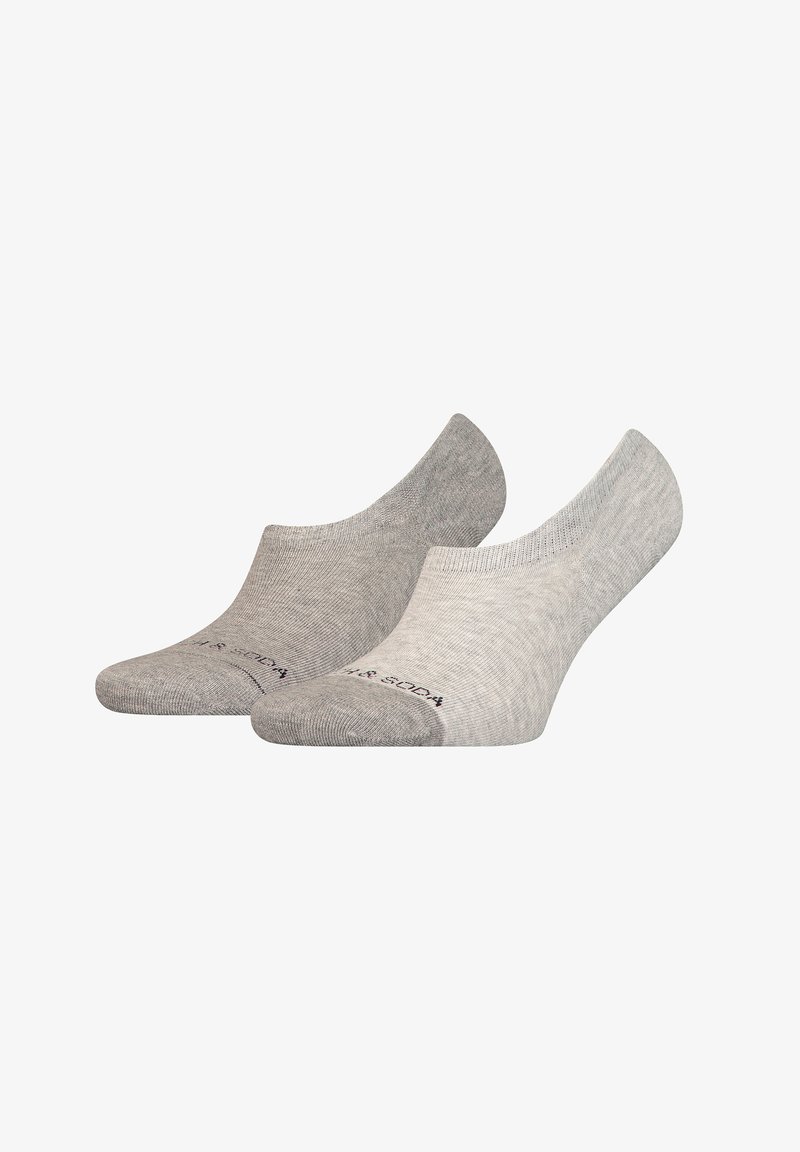 Scotch & Soda 2 PACK - Füßlinge - grey heather