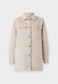 PCSAGA SHACKET - Klassikaline mantel - greige
