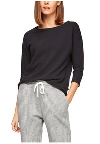 QS Langarmshirt - black