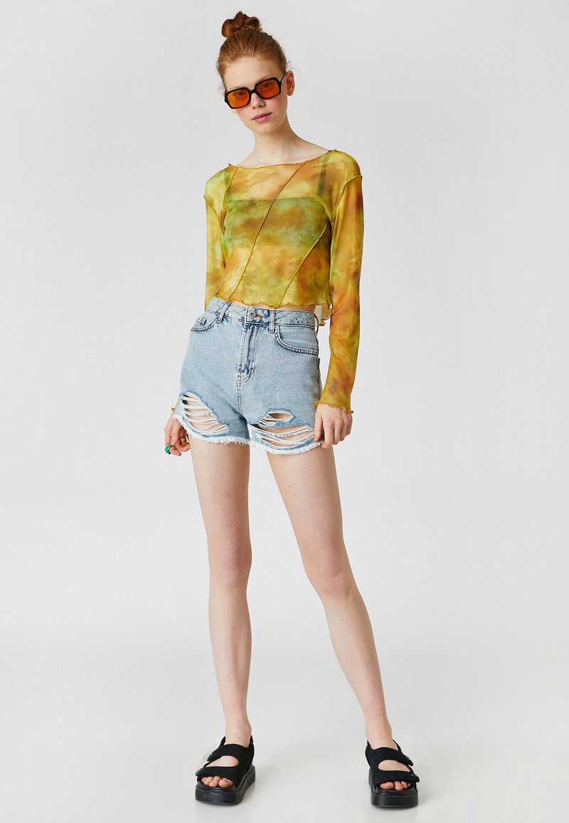 Koton Jeansshort lichtblauw Koton Jeansshort lichtblauw