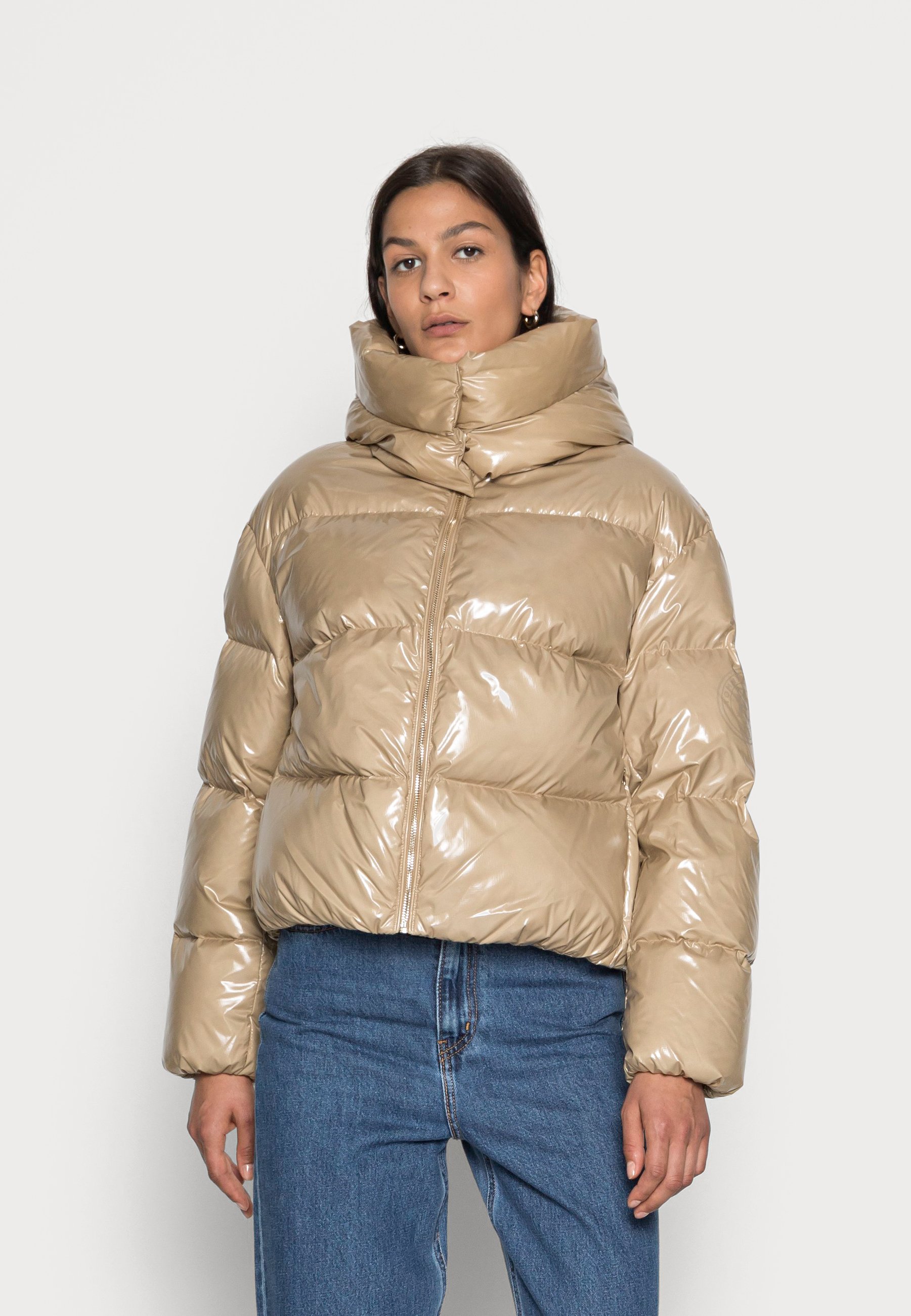 Gloss down puffer coat Clearance