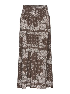 ONLY, Smock ONLSAKI Smock Long - Jupe longue - chocolate martini