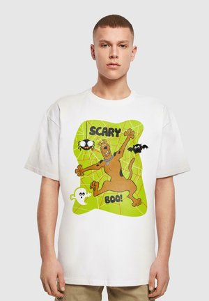 SCOOBY DOO - SCARY OVERSIZE  - T-shirt con stampa - white