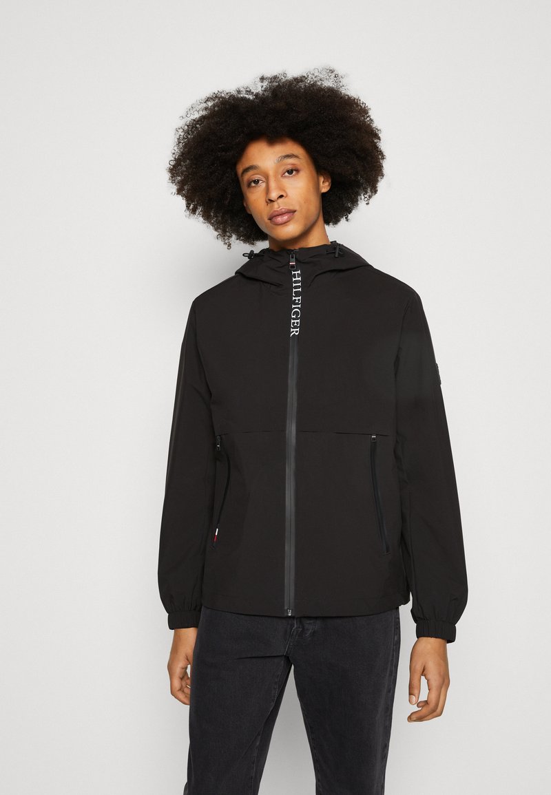 Tommy Hilfiger PROTECT SAIL HOODED Summer jacket black Zalando.co.uk