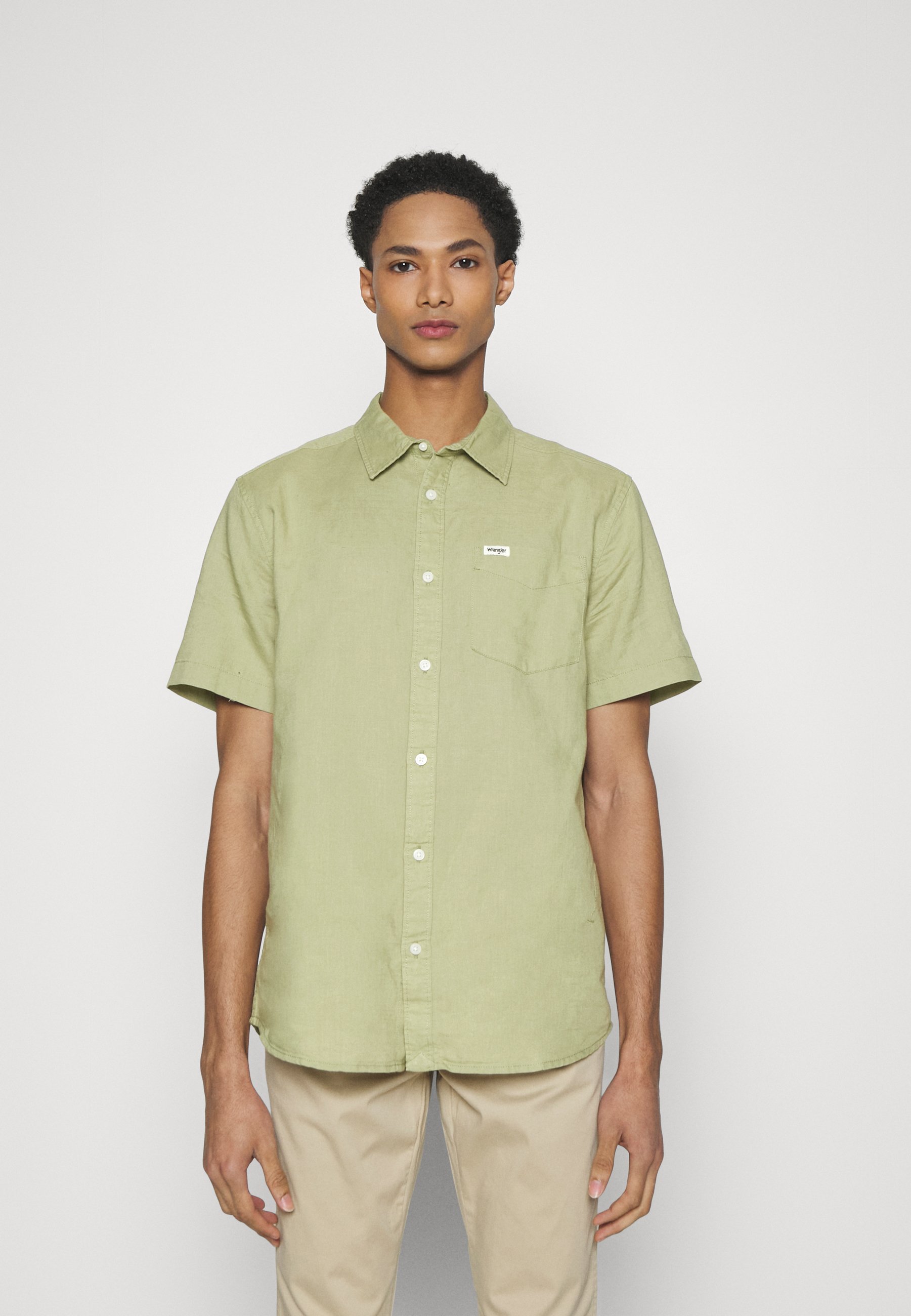 Chemise femme Wrangler - vert olive - XS Vert olive - Prêt-à