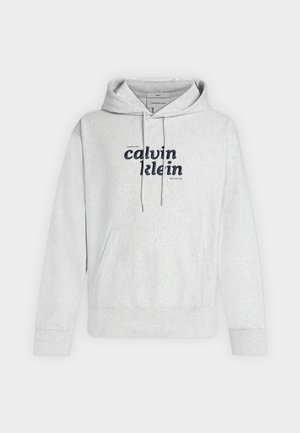 Calvin Klein Jeans, GRAPHIC HOODIE UNISEX - Kapuzenpullover - snowy heather