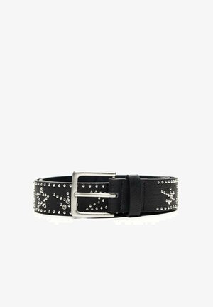 Bershka, STUDDED - Pásek - black
