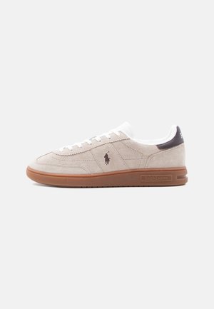Polo Ralph Lauren, BEDFORD LACE UNISEX - Matalavartiset tennarit - milkshake/dark brown