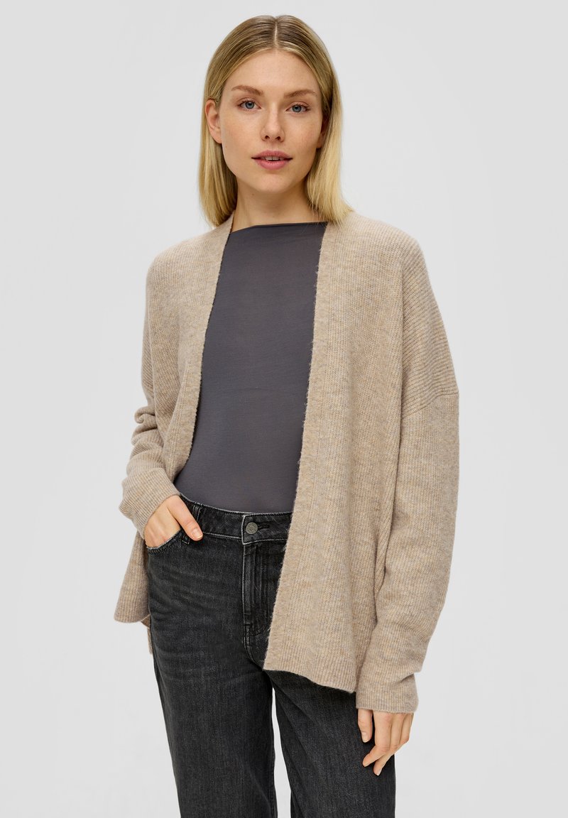 s.Oliver Strickjacke - sandfarben
