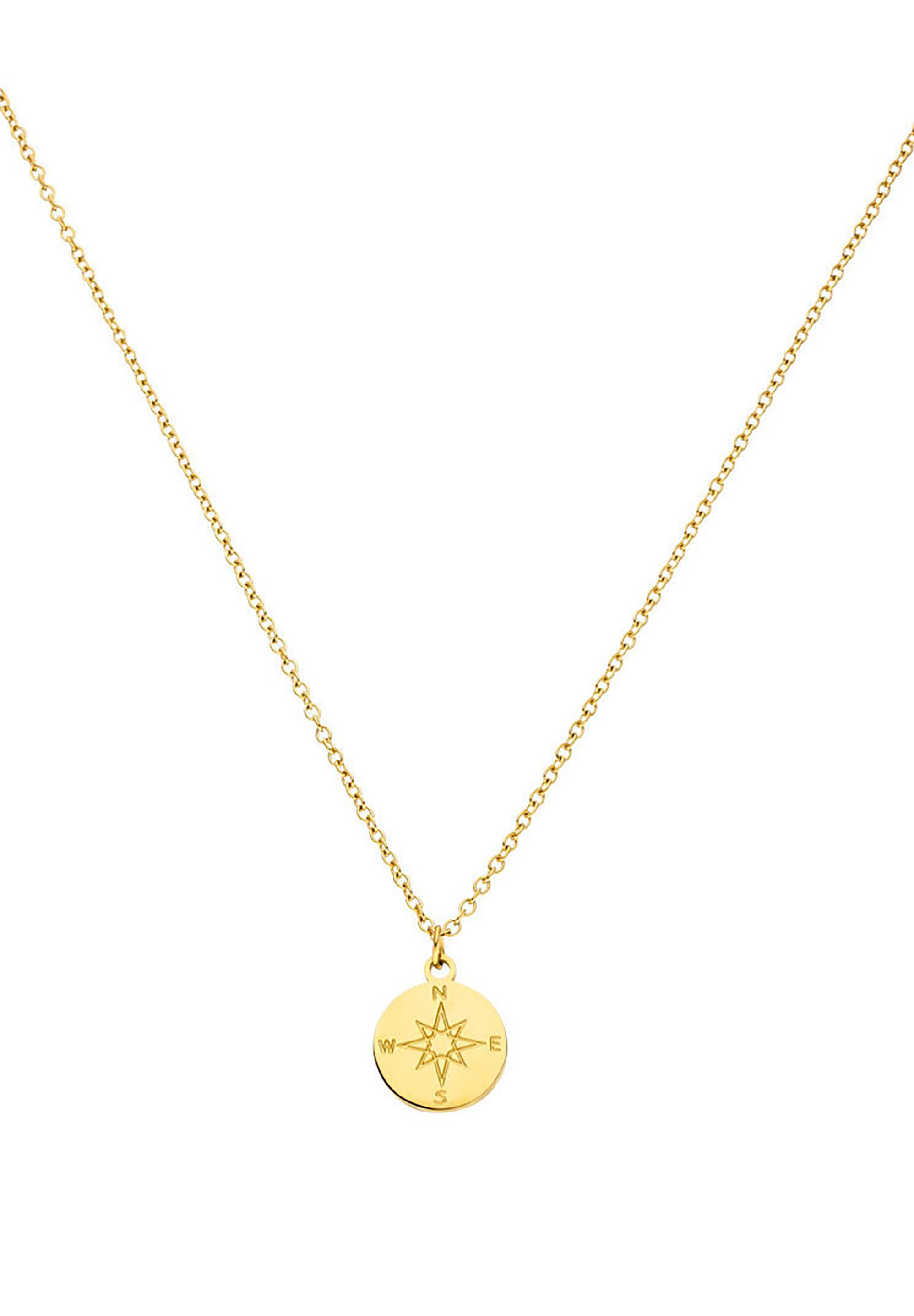 PURELEI COMPASS - Necklace - gold/gold 