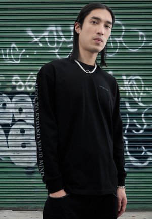 MIND TEE UNISEX - T-shirt à manches longues - black/grey